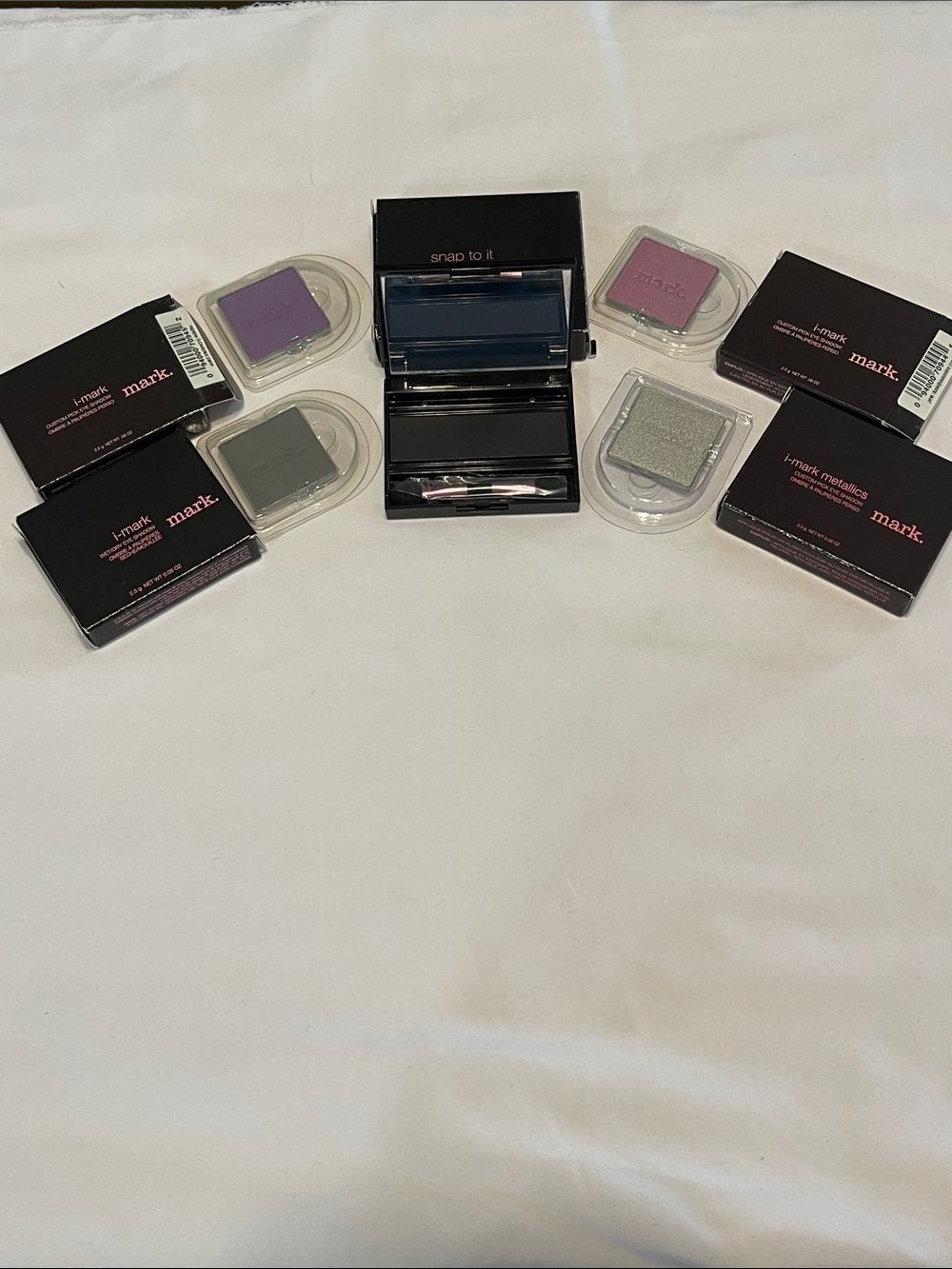mark. Eyeshadow Singles & Compact Palette - Purple, Lavender, Gray, Silver
